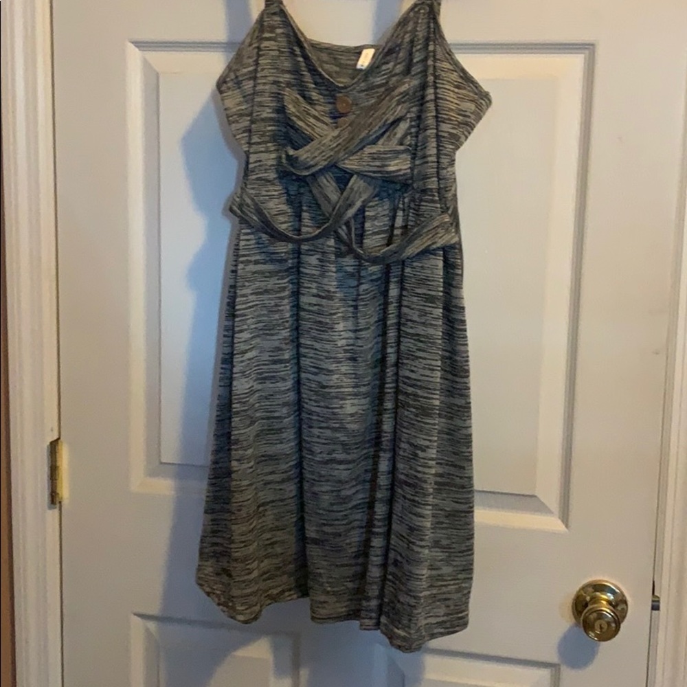 Green tank dress
